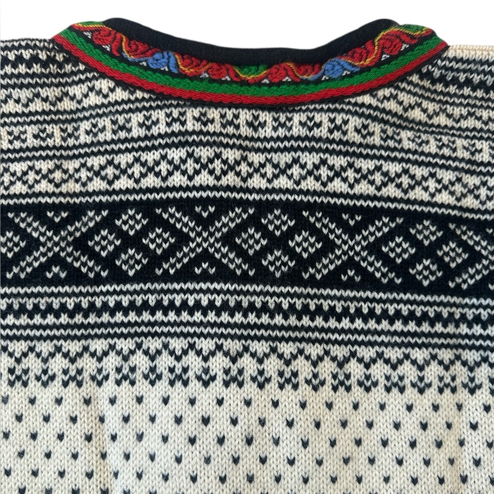 Dale Of Norway Setesdal Lusekofte Sweater 100% Norwegian Wool - Picture 10 of 12